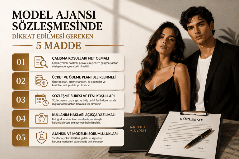 Model Ajansı Sözleşmesinde Dikkat Edilmesi Gereken 5 Madde