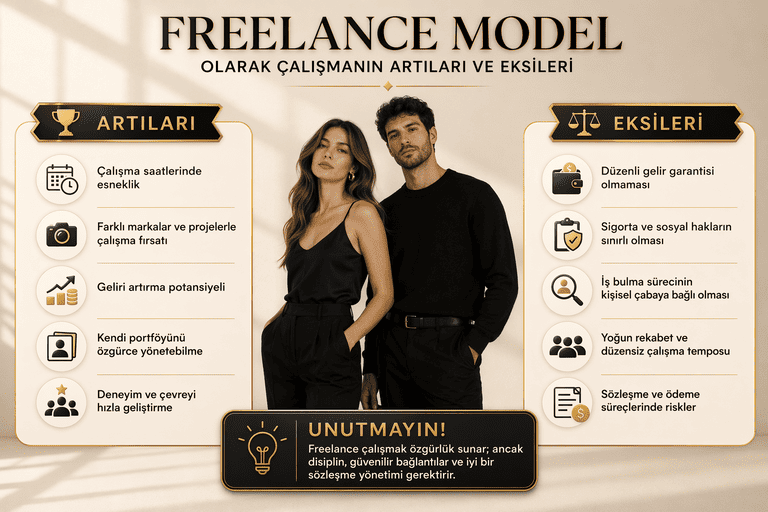 Freelance Model Olarak Çalışmanın Artıları ve Eksileri