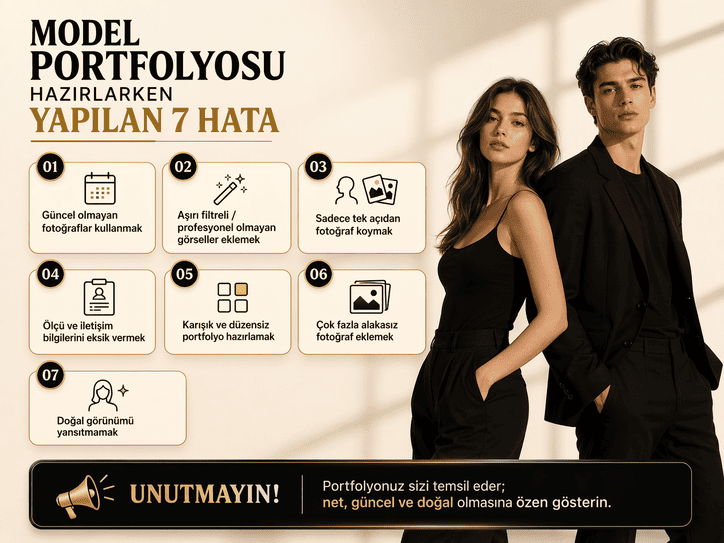 Model Portfolyosu Hazırlarken Yapılan 7 Hata