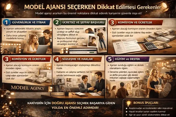 Model Ajansı Seçerken Dikkat Edilmesi Gerekenler