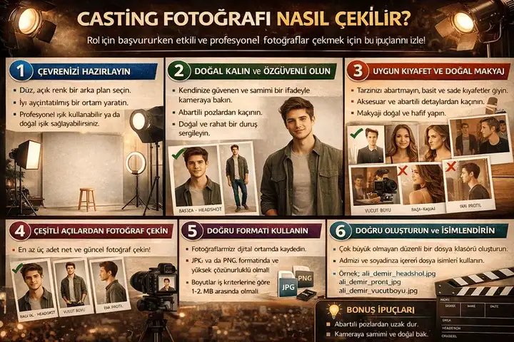 Casting Fotoğrafı Nasıl Çekilir?