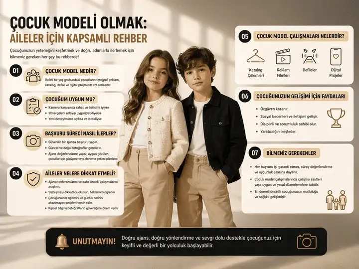 Çocuk Modeli Olmak: Aileler İçin Kapsamlı Rehber