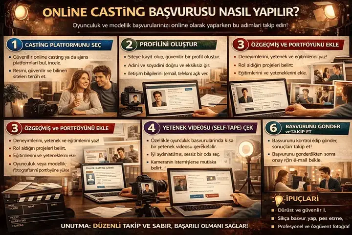 Online Casting Başvurusu Nasıl Yapılır?